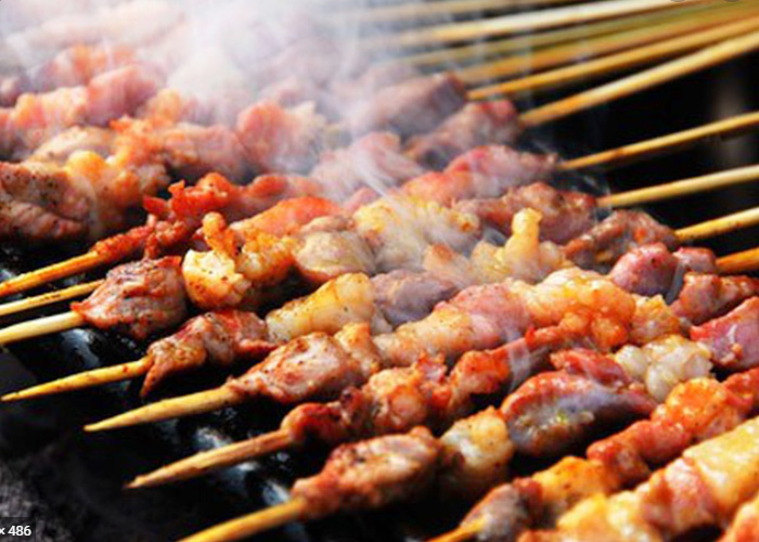 Nướng thịt - cho món bún thịt nướng miền trung