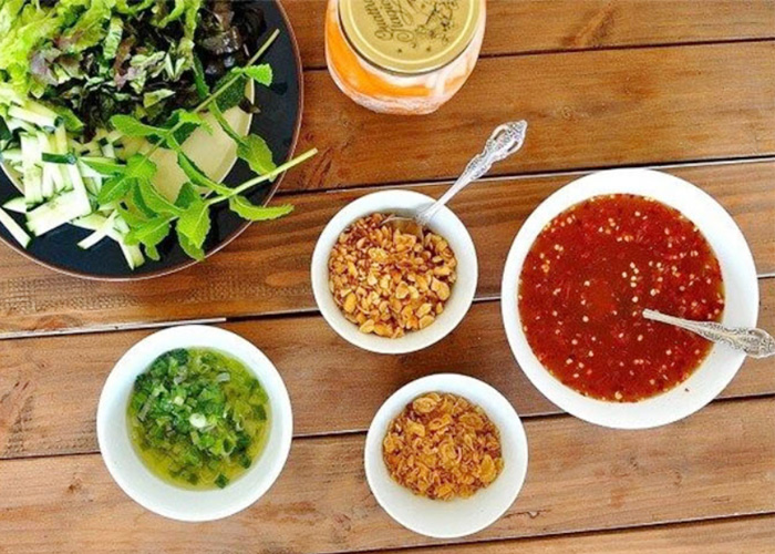 Cách làm nước châm món bún thịt nướng miền trung