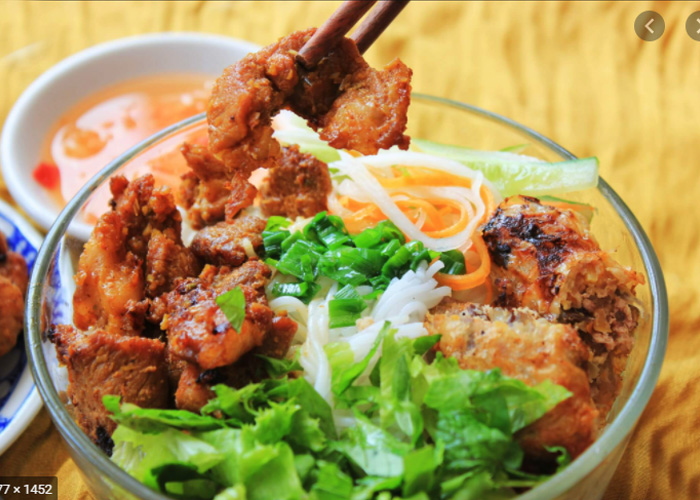 Cách làm bún thịt nướng miền trung