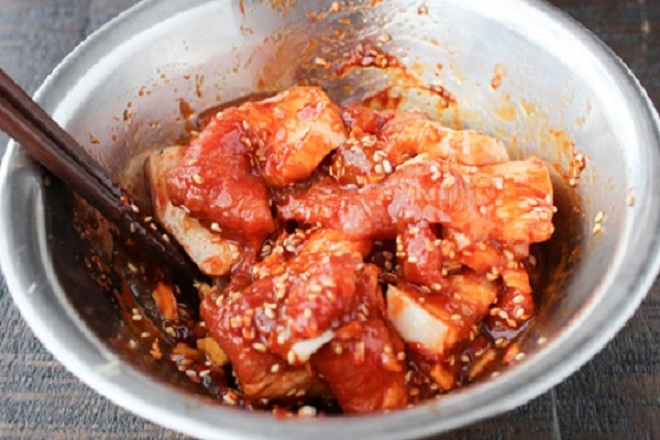 Bụng Heo Chiên Hàn Quốc