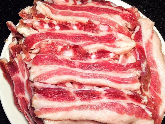 thịt ba chỉ ướp