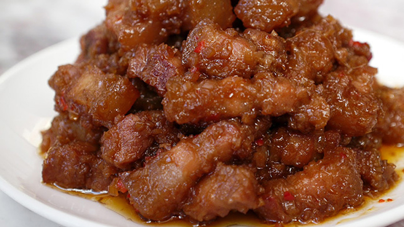 Ba chỉ heo xào nước mắm Bỏ túi ngay 10 món ngon từ thịt ba chỉ siêu hấp dẫn