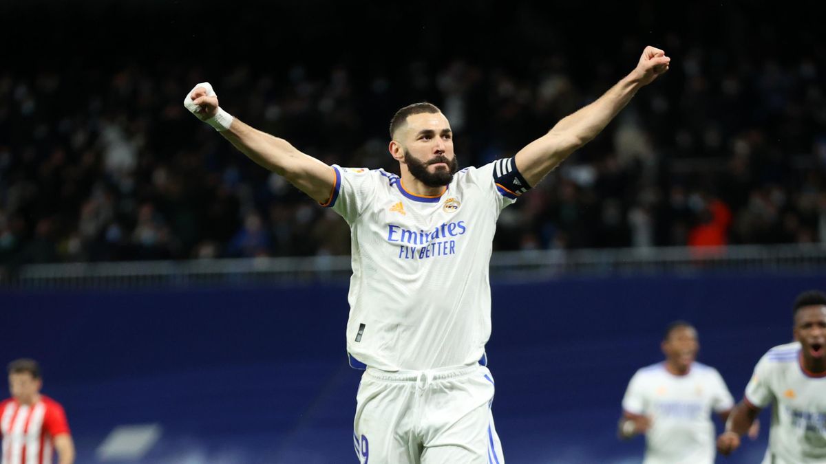 Karim Benzema lập công giúp Real Madrid dẫn trước 7 điểm sau chiến thắng của Athletic Club - Eurosport